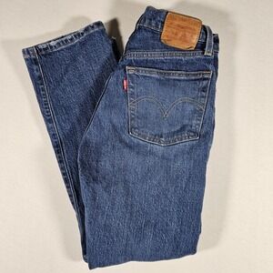 Levi's Jeans 501 Womens 25x26 Straight Fit Button Fly Big E